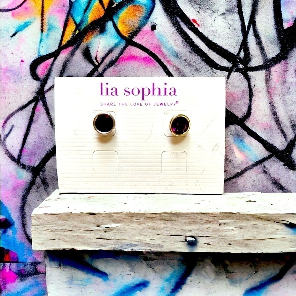 💖 Lia Sophia Birthday Earrings, Amethyst 💖